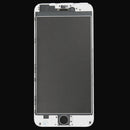 Front Screen Outer Glass Lens with Front LCD Screen Bezel Frame for iPhone 6 Plus(White)