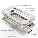 Waterproof Dustproof Shockproof Crushproof Protective Case with Holder for iPhone 6 & 6S(White)