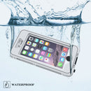 Waterproof Dustproof Shockproof Crushproof Protective Case with Holder for iPhone 6 & 6S(White)