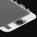 Front Screen Outer Glass Lens with Front LCD Screen Bezel Frame for iPhone 6s(White)