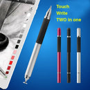 2 in 1 Stylus Touch Pen + Ball Pen for iPhone 6 & 6 Plus / 5 & 5S & 5C, iPad Air 2 / iPad mini 1 / 2 / 3 / New iPad (iPad 3) / iPad and All Capacitive Touch Screen(Black)