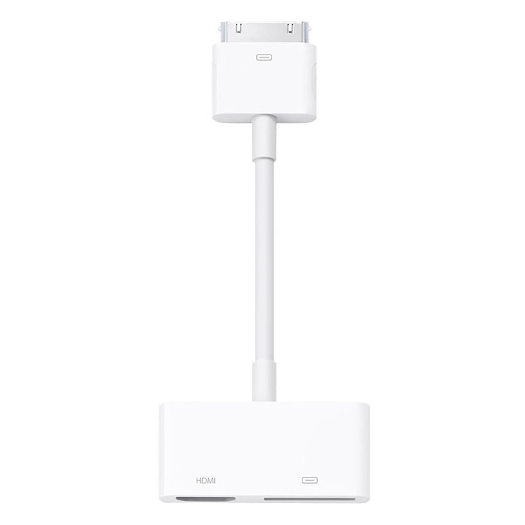 Digital AV HDMI Adapter to HDTV For New iPad (iPad 3) / iPad 2 / iPad / iPhone 4 & 4S / iPod Touch 4(White)