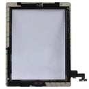 Touch Panel (Controller Button + Home Key Button PCB Membrane Flex Cable + Touch Panel Installation Adhesive) for iPad 2 / A1395 / A1396 / A1397 (Black)