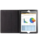 High Quality Litchi Texture Folding Leather with Sleep / Wake-up & Holder Function for iPad 2 / iPad 3 / iPad 4 (Black)