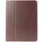 High Quality Litchi Texture Folding Leather with Sleep / Wake-up & Holder Function for iPad 2 / iPad 3 / iPad 4(Coffee)