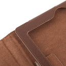 High Quality Litchi Texture Folding Leather with Sleep / Wake-up & Holder Function for iPad 2 / iPad 3 / iPad 4(Coffee)