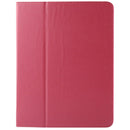 High Quality Litchi Texture Folding Leather with Sleep / Wake-up & Holder Function for iPad 2 / iPad 3 / iPad 4(Magenta)