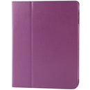 High Quality Litchi Texture Folding Leather with Sleep / Wake-up & Holder Function for iPad 2 / iPad 3 / iPad 4 (Purple)