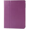 High Quality Litchi Texture Folding Leather with Sleep / Wake-up & Holder Function for iPad 2 / iPad 3 / iPad 4 (Purple)