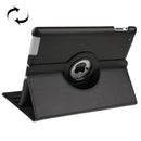 360 Degree Rotatable Leather Case with Sleep / Wake-up Function & Holder for New iPad (iPad 3)(Black)