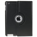 360 Degree Rotatable Leather Case with Sleep / Wake-up Function & Holder for New iPad (iPad 3)(Black)