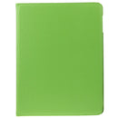 360 Degree Rotatable Leather Case with Sleep / Wake-up Function & Holder for New iPad (iPad 3)(Green)
