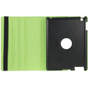 360 Degree Rotatable Leather Case with Sleep / Wake-up Function & Holder for New iPad (iPad 3)(Green)