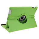 360 Degree Rotatable Leather Case with Sleep / Wake-up Function & Holder for New iPad (iPad 3)(Green)