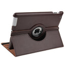 360 Degree Rotatable Leather Case with Sleep / Wake-up Function & Holder for New iPad (iPad 3)(Brown)