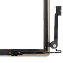 Controller Button + Home Key Button PCB Membrane Flex Cable + Touch Panel Installation Adhesive Touch Panel for iPad 4(White)
