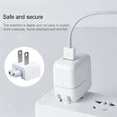 Travel Power Adapter Charger, EU Plug(White)