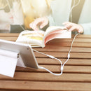 Aux Audio Cable Headphone Earphone Splitter Adapter, Compatible with Phones, Tablets, Headphones, MP3 Player, Car/Home Stereo & More(White)