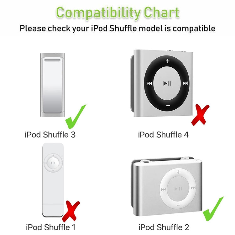USB to 3.5mm Jack Data Sync & Charge Cable for iPod Shuffle 1st /2nd /3rd Generation, Length: 15.5cm(White)