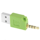 USB Data Dock Charger Adapter, For iPod shuffle 3rd / 2nd, Length: 4.6cm(Green)