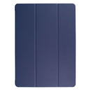 Custer Texture Horizontal Flip Smart Leather Case with 3-folding Holder & Sleep / Wake-up Function for iPad Pro 12.9 inch 2017 / 2015(Dark Blue)