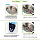 Stainless Steel Tank Digital Ultrasonic Cleaner with LCD Display for Jewelry / Watch / Denture