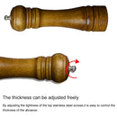8 inch Length Classical Wooden Pepper Spice Salt Mill Grinder Muller