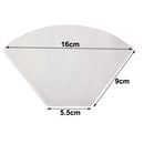 40 PCS Coffee Machine Filter Paper(White)