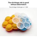 Smile Pattern Silicon Ice Cube Tray Ice Mold, Random Color Delivery