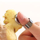 5 PCS Creative Kitchen Multi-functional Health Plane Garlic Apparatus Stainless Steel Tool(Grey)