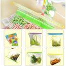 3 x Revolutionary Big Size Plastic Slide & Store Bag Sealer Keeping Fresh Bag Sealing Bar Rod Stick Strip