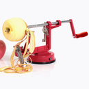 3 in 1 Multi-functional Fruit Peeling Slicing Stoning Peeler Machine(Red)
