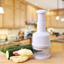 Stainless Steel Onion Cutting Instrument / Ginger Garlic Cutter, Size: 22x8x8cm, Random Color Delivery