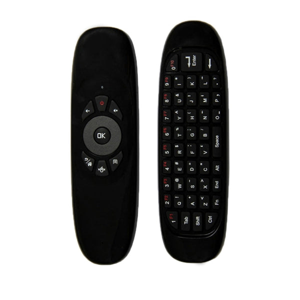 C120 T10 Fly Air Mouse 2.4GHz Rechargeable Wireless Keyboard Remote Control for Android TV Box / PC