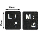 French & Arabic Learning Keyboard Layout Sticker for Laptop / Desktop Computer Keyboard