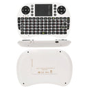 2.4GHz Mini Wireless Keyboard Mouse Combo with Touchpad & USB Receiver, English Keyboard / Russian Keyboard(White)