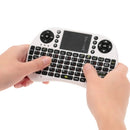 2.4GHz Mini Wireless Keyboard Mouse Combo with Touchpad & USB Receiver, English Keyboard / Russian Keyboard(White)