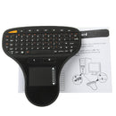N5903 2.4GHz Mini Wireless Keyboard with Touchpad & USB Mini Receiver, Size: 137 x 125 x 28mm(Black)