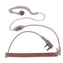 Handheld Transceiver Earphone for Walkie Talkies, 3.5mm + 2.5mm Plug