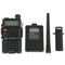 BAOFENG UV-5R Professional Dual Band Transceiver FM Two Way Radio Walkie Talkie Transmitter(Black)