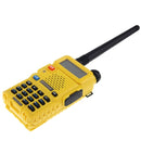 BAOFENG UV-5R Professional Dual Band Transceiver FM Two Way Radio Walkie Talkie Transmitter(Yellow)