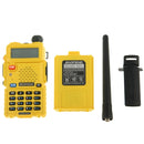BAOFENG UV-5R Professional Dual Band Transceiver FM Two Way Radio Walkie Talkie Transmitter(Yellow)