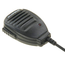 Baofeng Clip-on Speaker Microphone for Walkie Talkies, 3.5mm + 2.5mm Earphone + Mic Plug(Black)