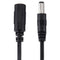 5.5 x 2.1mm DC Female to 5.5 x 2.5mm DC Male Power Connector Cable for Laptop Adapter, Length: 15cm(Black)