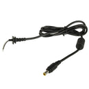 4.8 x 1.7mm DC Male Power Cable for Laptop Adapter, Length: 1.2m