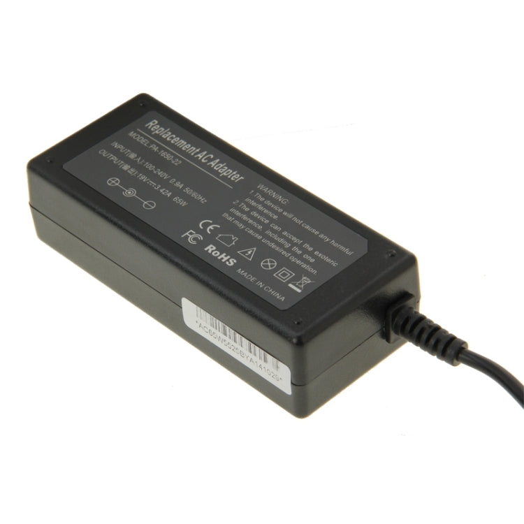 PA-1650-22 19V 3.42A Mini AC Adapter for Lenovo / Asus / Acer / Gateway / Toshiba Laptop, Output Tips: 5.5mm x 2.5mm(Black)