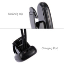 2 Arm LED Book Light, Dual Arms Clip On LED Light For Reading Camping Hiking(Black)