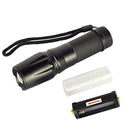 LT-SI CREE XM-L T6 5-Mode White Light LED Flashlight, 2000 LM Adjustable Focus (Black)