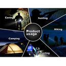 LT-SI CREE XM-L T6 5-Mode White Light LED Flashlight, 2000 LM Adjustable Focus (Black)