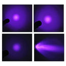 5 x CREE XPE 15W Diving Flashlight, 5000 LM UV Purple Light, Diving Depth: 150m (Black)